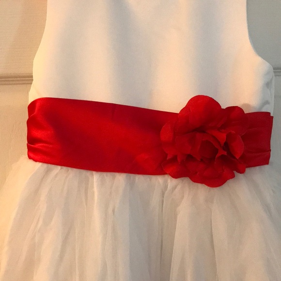 Flower girl dress. Petals in skirt removable bow - Picture 2 of 5